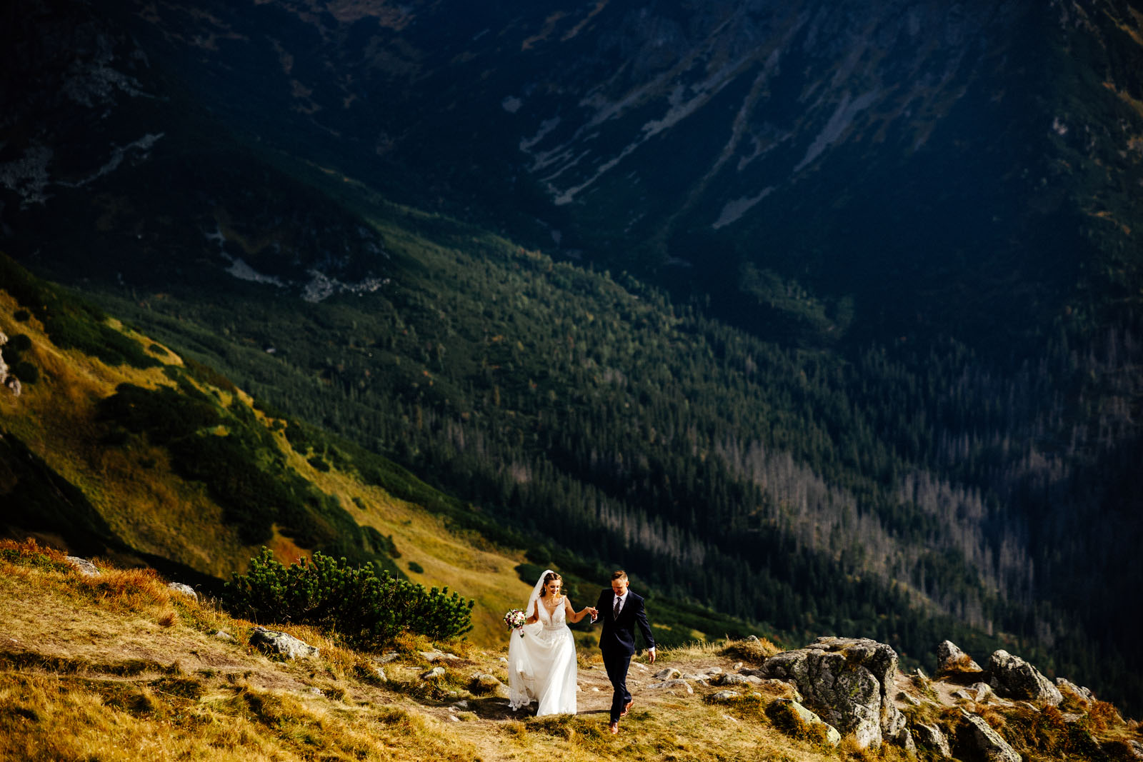 sesja ślubna w Tatrach